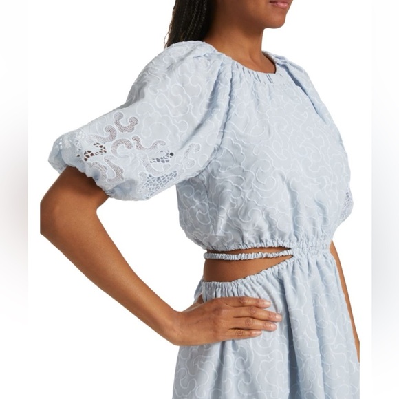 JONATHAN SIMKHAI
Anaise Cut Out Embroidered Minidress Size 8 - Picture 4 of 10